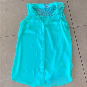 Mint Green Blouse